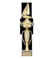 ODAK KUPA - Figürlü Kupalar - Yelken Figürlü Kupalar FG-072 C - 51 cm