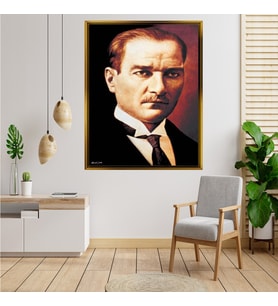 ÇERÇEVELİ ATATÜRK TABLO S220