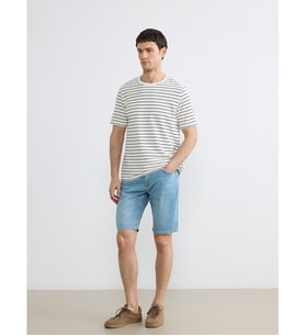 LCW Jeans İndigo Slim Fit Erkek Jean Şort