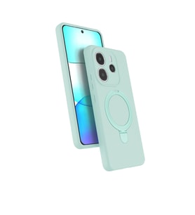 Xiaomi Redmi Note 14 4g Regal Magsafe Standlı Kapak - Su Yeşili