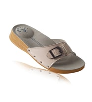 FootFlex Kadın Topuk Dikeni (Epin) Hallux-Valgus Terlik (Krem)