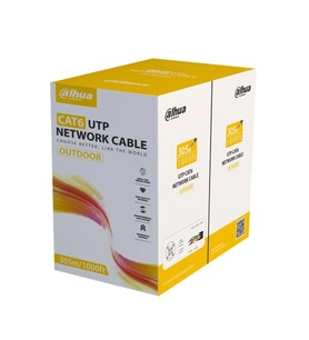 Dahua Dh-pfm920-6un U/utp 305 Metre 24awg %100 Bakır Pe Outdoor Siyah Renk Cat6 Kablo
