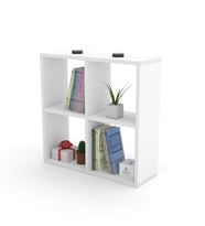 Kenzlife kitaplık gülbin 060*060*20 byz duvar rafı