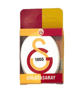 Taraftar Silgi Oval Şekilli Lisanslı Orjinal 1 Paket Gs Taraftar Şekilli Silgi (Beyaz)