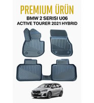 Bmw 2 Serisi U06 Active Tourier 2021 Hybrid Uyumlu 3D Oto Paspas Premium