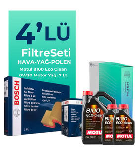 Bosch Ford Courier 1.5 EcoBlue Filtre Bakım Seti Motul Motor Yağlı (2024-2025) 4 Lü