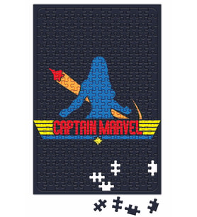 Captain Marvel Top Captain Puzzle 240 Parça Yapboz
