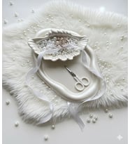 BY Fİİ HOME DEKORATİF İNCİ TAKIM SET  YIKANILABİLEN