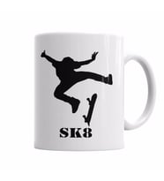 Skate Kaykay Kupa Bardak Porselen