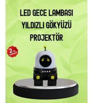 Bluetooth Bağlantılı Yüksek Çözünürlüklü Galaksi Projektör