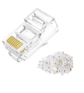 Powermaster RJ45 Cat5 -Cat6 Uç 8P8C Soket  100 Adet