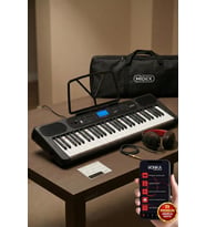 Midex PS-5200BK-H Pro Org 61 LED Işıklı Tuş Hassasiyetli Bluetooth Midi Kulaklık