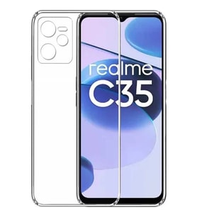 Oppo Realme C35 2.0 MM Korumalı Şeffaf Silikon Kılıf