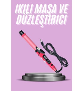 Saç Düzleştirici Ve Maşa İkili Saç Şekillendirici Tüm Saç Tiplerine Uygun