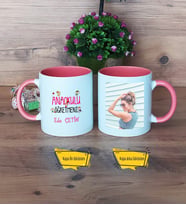 Anaokulu Öğretmeni Kupa Bardak Pembe Fotoğraflı Öğretmenler Günü Hediyesi
