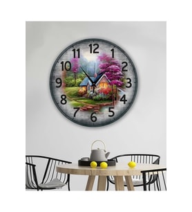bilge Tasarım retro Duvar Saati 40 x 40 CM (Karışık)