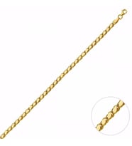Klasik Model 60 Cm Altın Pullu Zincir (Çok Renkli)