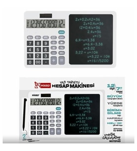 Mikro Yazı Tabletli Hesap Makinesi 7 17,78 cm Cl-8455