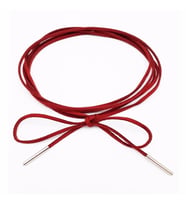 Taba Rengi Kadın Süet Bağcıklı Choker Kolye