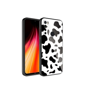 Xiaomi Redmi Note 8 Uyumlu Kılıf Kamera Korumalı Desenli Sert Silikon Zore Epoksi Kapak