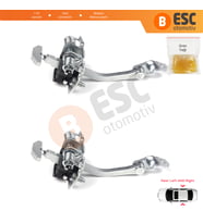 Renault Clio MK1 2 3 Symbol Thalia MK1 7700842859 İçin 2 EA Arka Sağ ve Sol Kapı Gergi Yayı