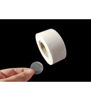 Çankaya Yuvarlak Kesim Şeffaf Çıkartma Bant Etiket 1000 Adetlik Rulo 5 Cm ŞEFFAF YUVARLAK