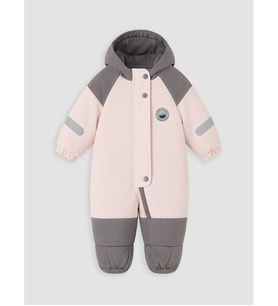 LCW baby Pembe Kapüşonlu Kız Bebek Astronot Mont