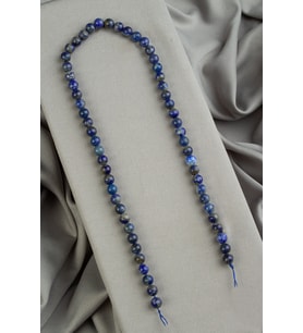 Lapis Lazuli Doğal Taş Parlak Küre Kesim 6mm Dizi [Ab+]