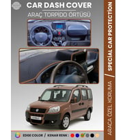 FIAT DOBLO (2000-2008) DOUBLE EKRAN AIRBAGSİZ Torpido Örtüsü Ön Göğüs Koruma Araca Özel Tam Uyum