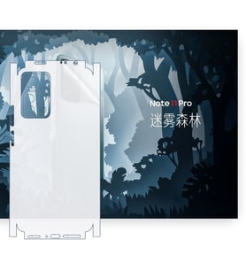 SChitec Redmi Note 11 Pro (China) Uyumlu Fullbody Arka Kaplama Hidrojel Koruyucu Film