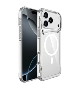 Apple iPhone 17 Pro Kılıf M-safe Şarj Özellikli T-Max Sararmaz Şeffaf Kapak