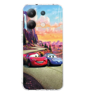 Xiaomi Redmi Note 13 Mcqueen Desenli Şeffaf Telefon Kılıfı