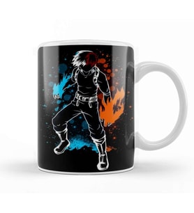 Shoto Todoroki Shoto Fire And Ice Kupa Bardak Porselen