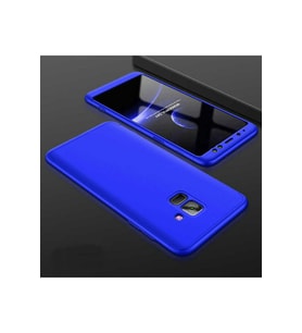 Samsung Galaxy A6 2018 Uyumlu Kılıf Zore Ays Kapak (Mavi)