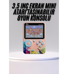 Game Box Mini 500 Adet Retro Oyun Taşınabilir Oyun Konsolu