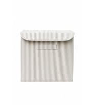 Gri Çizgili Kapaklı Düzenleme Ve Saklama Kutusu Düzenleyici 30x30x30 (Standart)