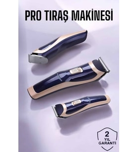 Profesyonel Şarjlı Saç ve Sakal Traş Makinesi Kolay Kullanım