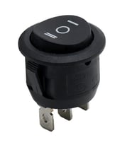 Ayt IC-134 Yuvarlak Işıksız On Off On 3 Pin Anahtar Aç Kapa Düğme Buton 25x22,7 mm