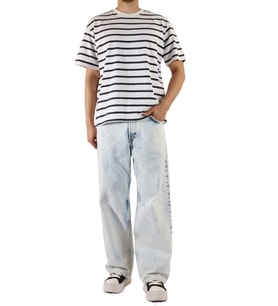 Denim Açık Mavi Wide Leg Pantolon