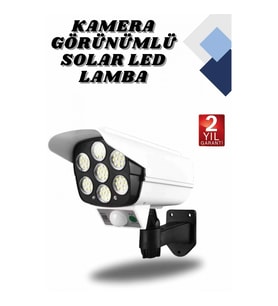 Mey İthalat® Kamera Görünümlü Led Lamba Dönebilen Bahçe Aydınlatması Duvar Lambası