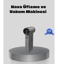Northcity Şarjlı 130.000 RPM Hava Üflemeli Vakumlu Araç Ev Temizlik Makinesi
