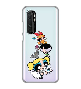 Xiaomi Mi Note 10 LITE Uyumlu Girls Tasarımlı Şeffaf Telefon Kılıfı
