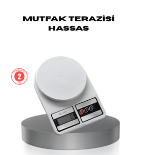 Hassas Dijital Mutfak Tartısı – 1g Doğruluk, LCD Ekran, Otomatik Kapanma