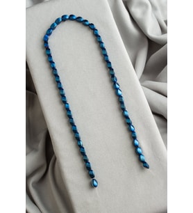 Hematit Doğal Taş Parlak Mavi Burgulu Dikdörtgen Kesim 5x8mm Dizi [AA]