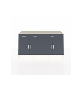 Kronos Konsol 4 Raflı 3 Çekmeceli 4 Kapaklı 176x59x99 Aytaşı-Antrasit