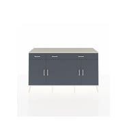 Kronos Konsol 4 Raflı 3 Çekmeceli 4 Kapaklı 176x59x99 Aytaşı-Antrasit