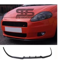 Fiat Grande Punto Cupra R Uyumlu Ön Lip Mat Siyah Ön Tampon Lip