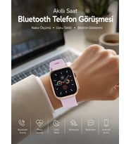 Bluetooth Görüşmeli Akıllı Saat, Sağlık Takibi Ve Akıllı Bildirim Özellikleriyle Günlük Hayatınızı K