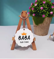 Baba Ahşap Anahtarlık