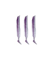Fujin Salt Purple Eel Body 13cm x3 Silikon Yem Gövde Sahte Balık